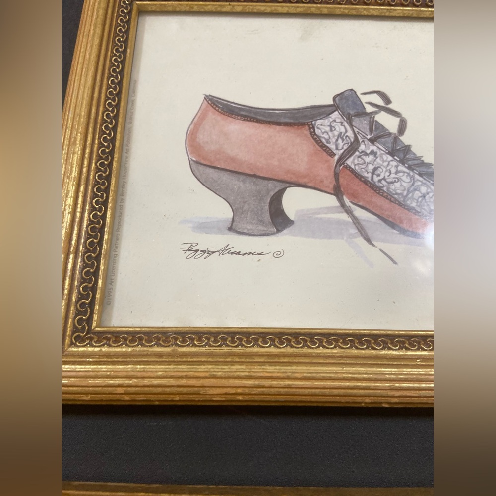 Peggy Abrams Shoe Prints ~ you get both - Picture 5 of 6